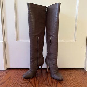 Camilla Skovgaard Brown Leather Knee High Stiletto Boots